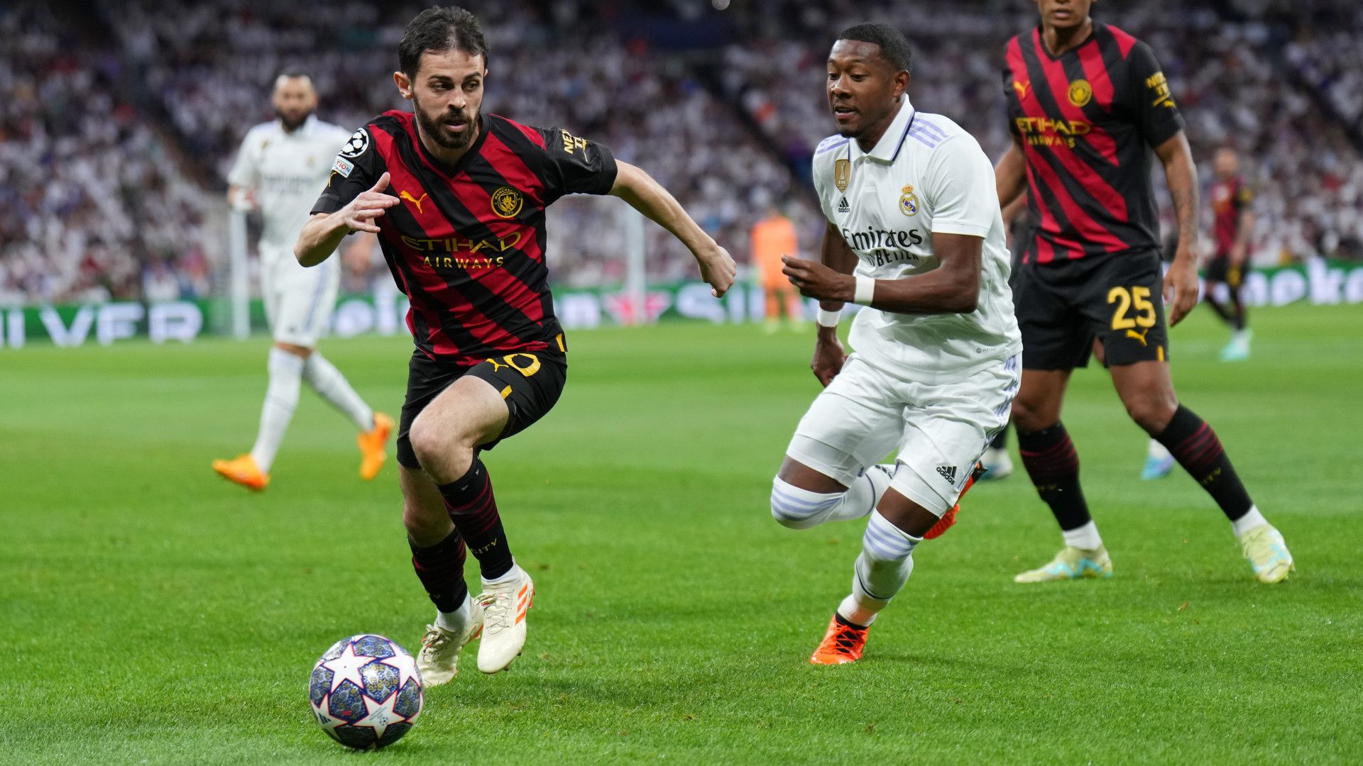 BERNARDO SILVA MANCHESTER CITY DAVID ALABA REAL MADRID CHAMPIONS LEAGUE 09052023