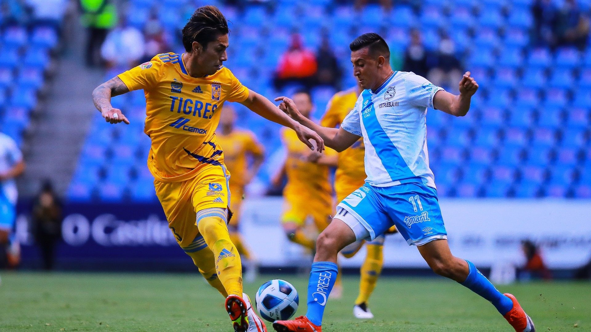 Carlos Salcedo Daniel Álvarez Puebla Tigres Apertura 2021