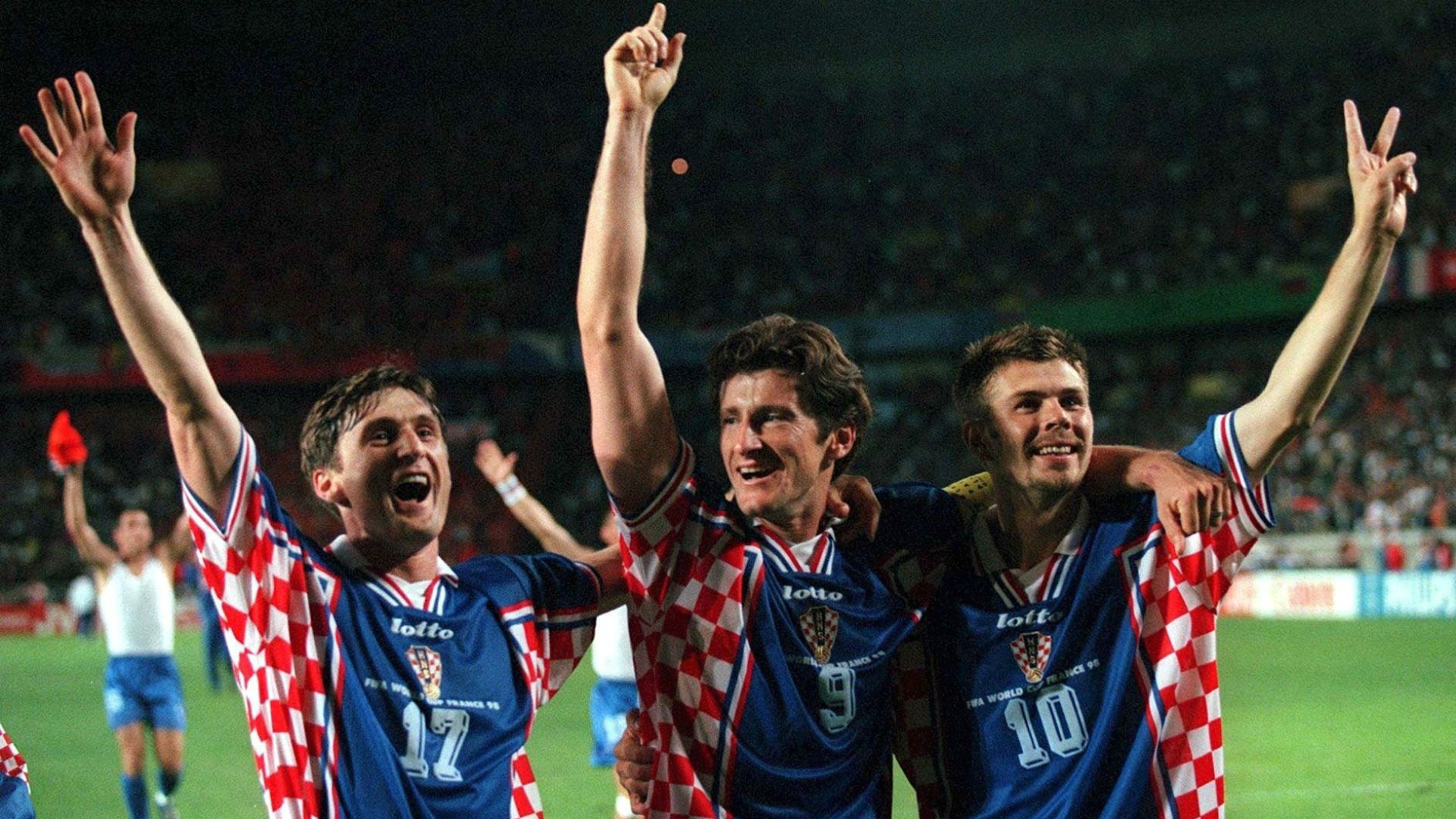 robert jarni davor suker zvonimir boban - croatia - world cup 1998