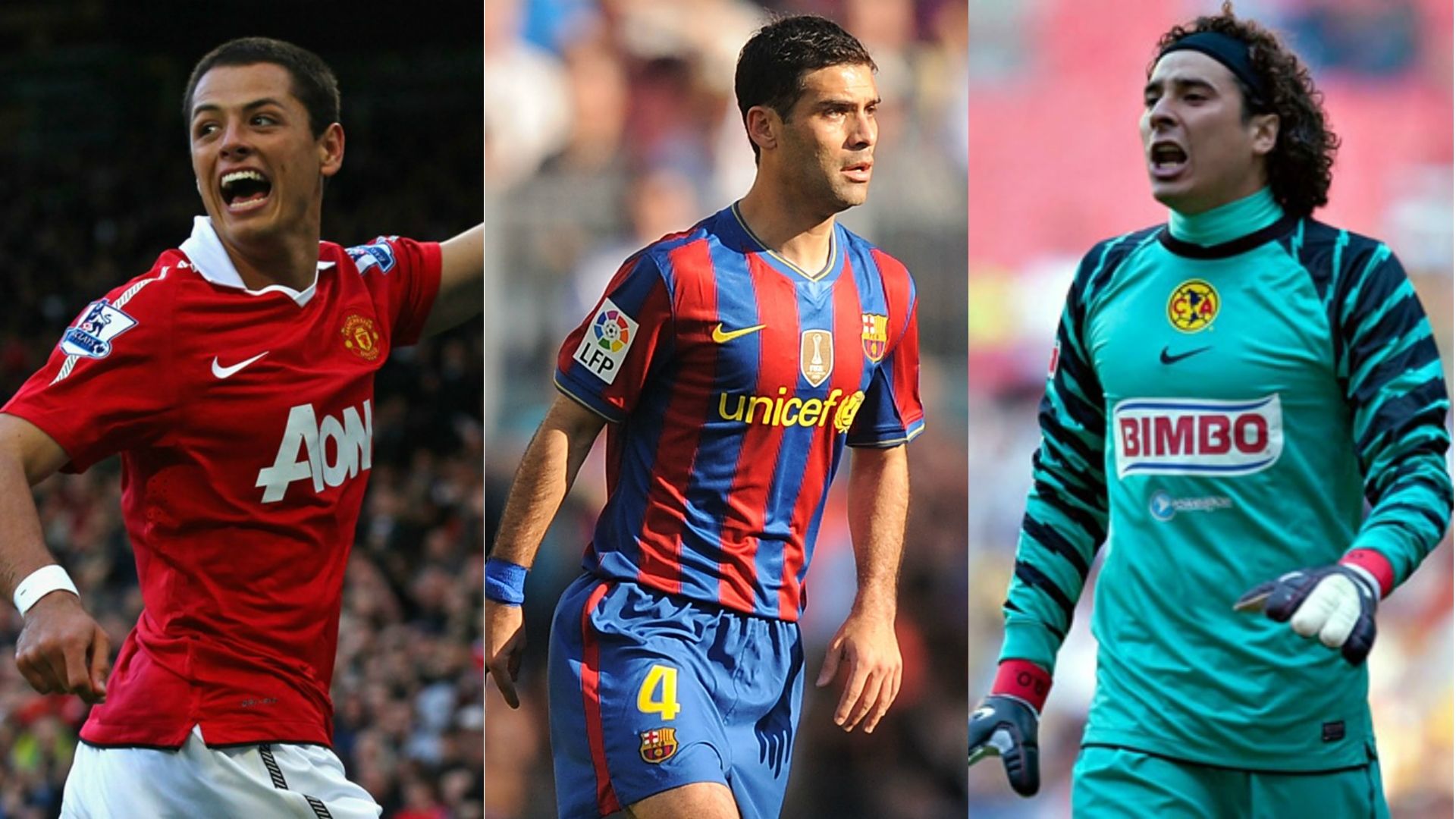 Chicharito, Márquez, Ochoa