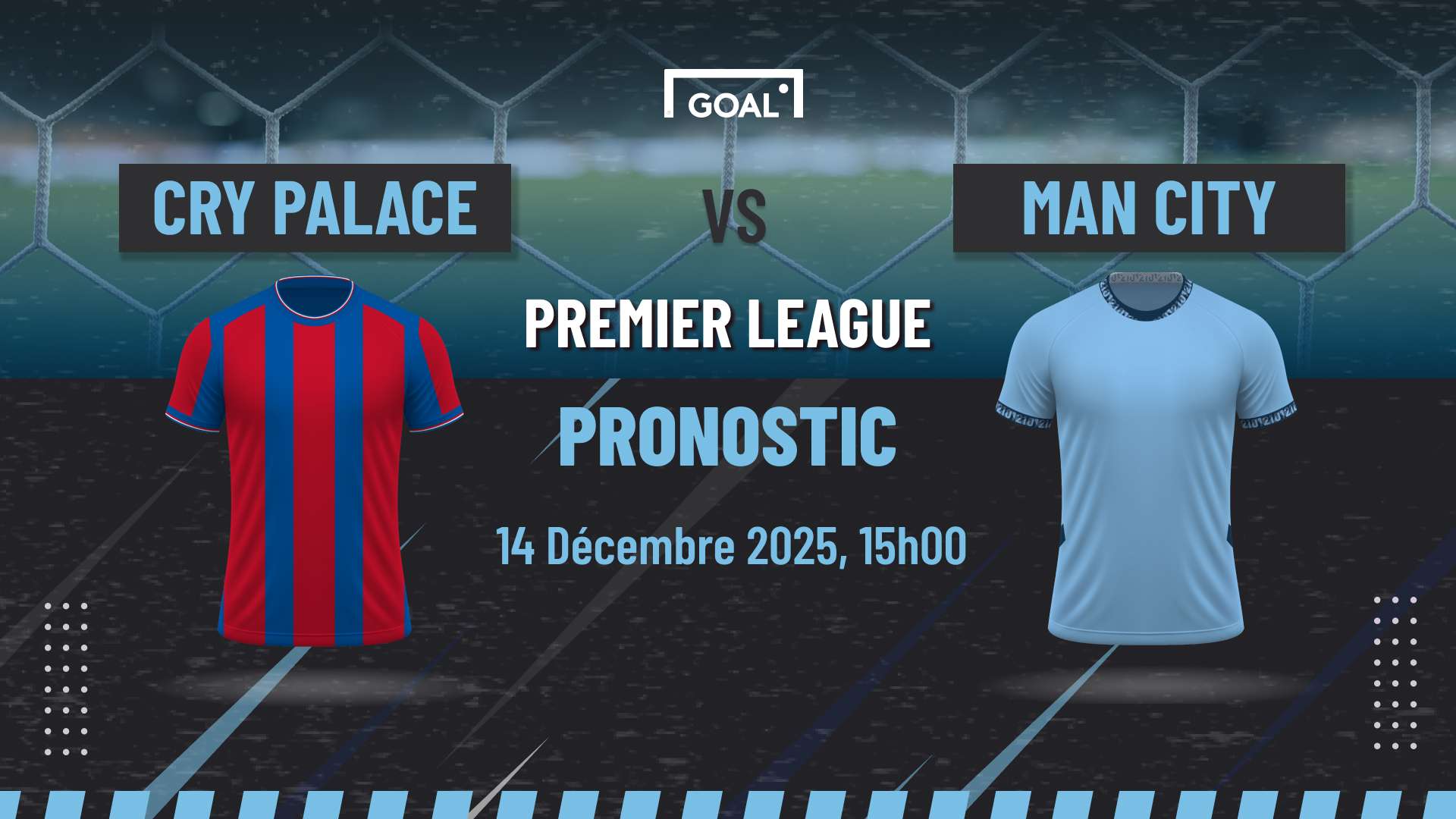 Pronostic Crystal Palace vs Manchester City