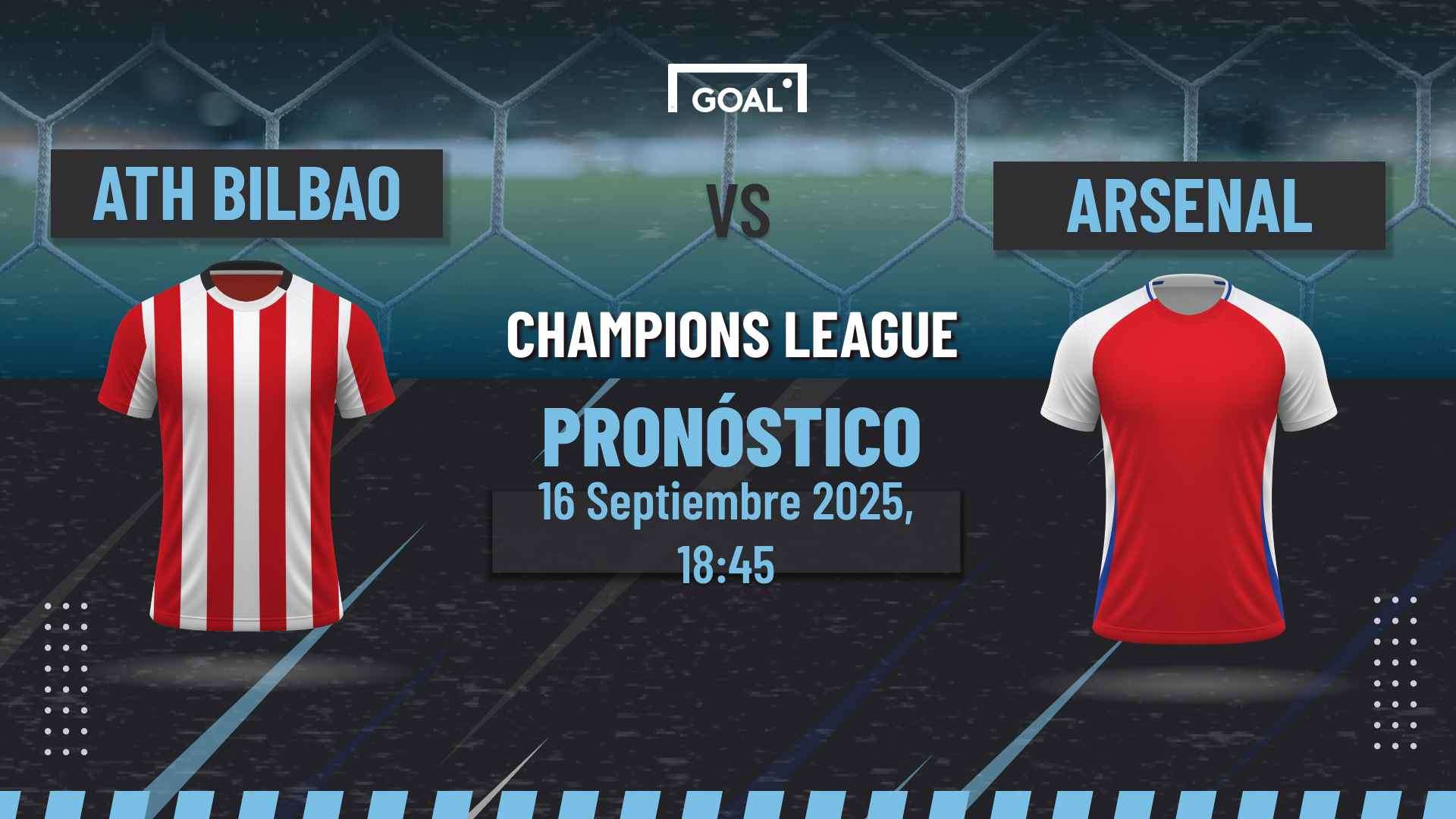 Athletic Club vs Arsenal Pronóstico y Apuestas Champions League 16-09-25