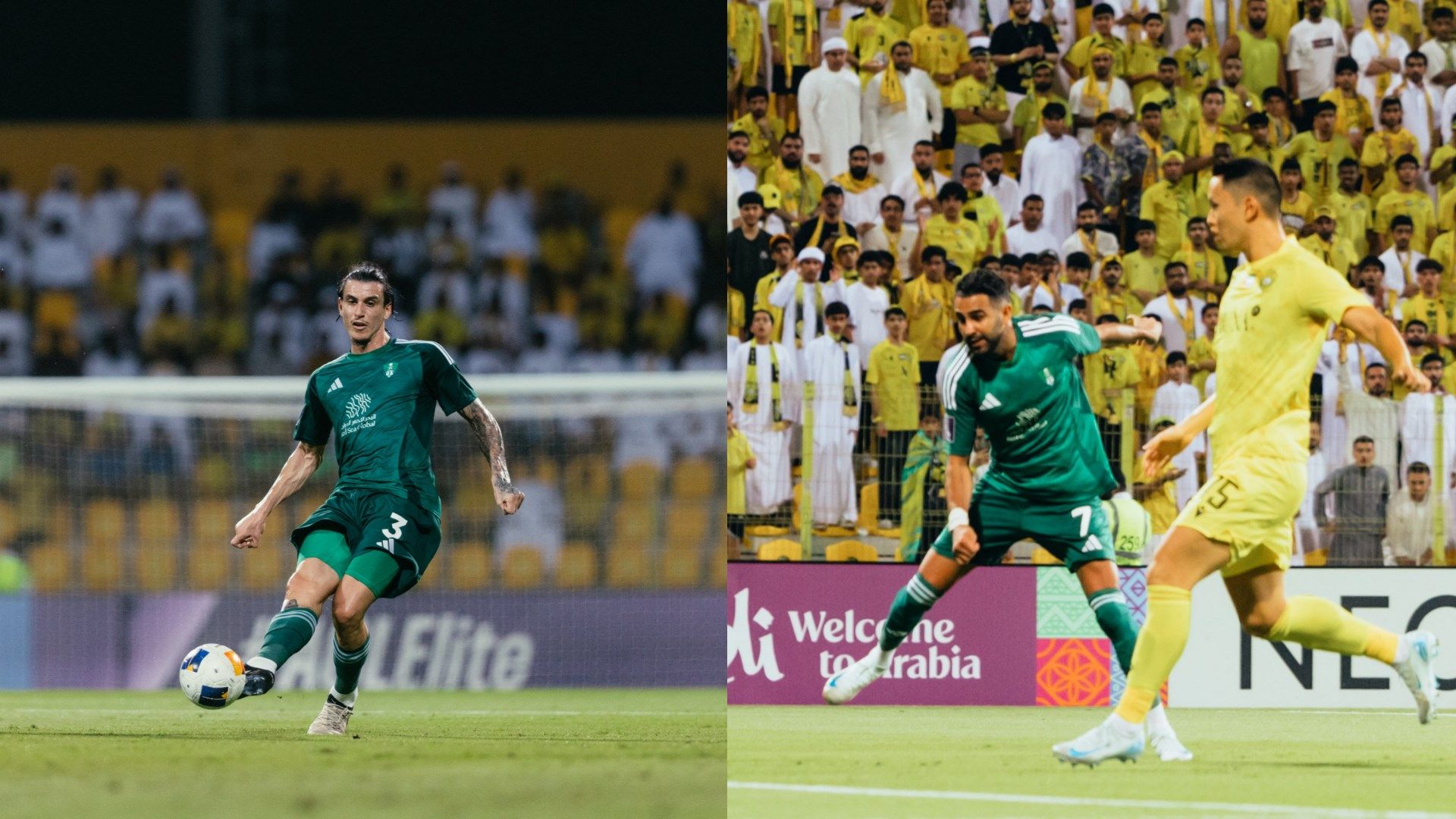 Riyad Mahrez Roger Ibanez Ahli Wasl AFC 2024-2025