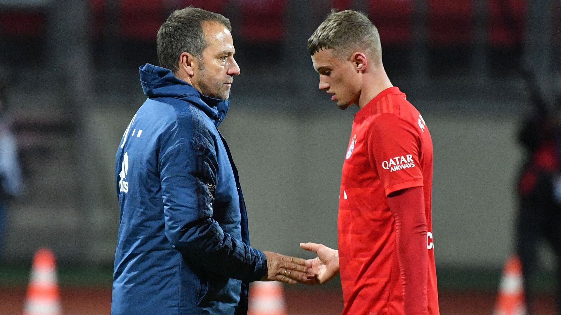 GERMANY ONLY: HANSI FLICK MICHAEL CUISANCE BAYERN MÜNCHEN 11012020