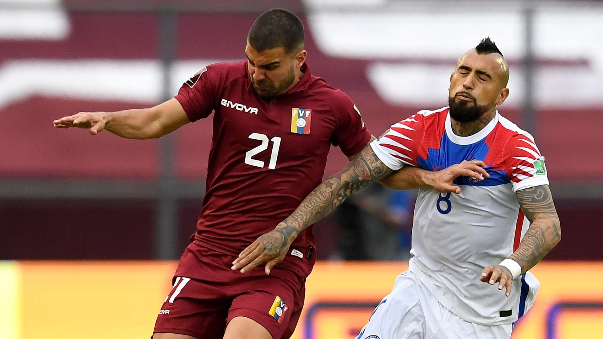 171120 Venezuela Chile Alexander González Arturo Vidal