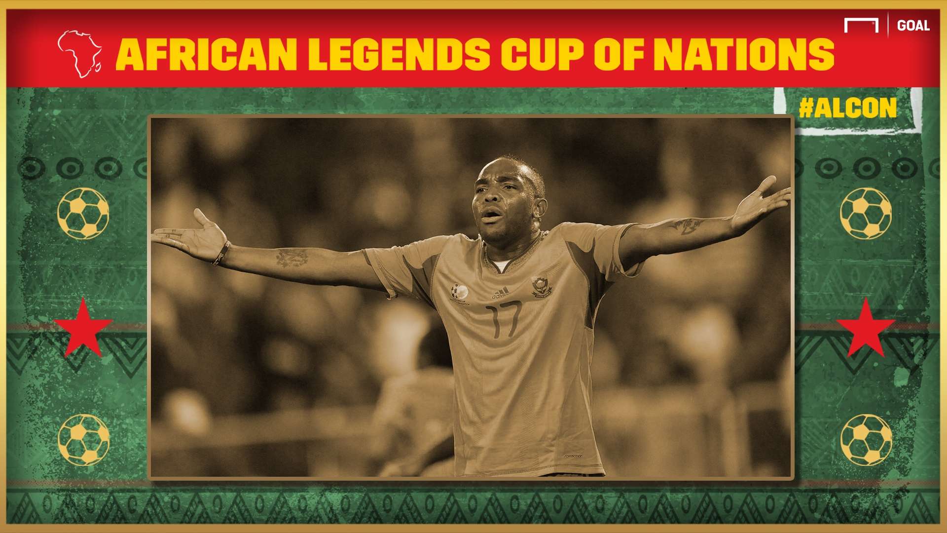African Legends Cup of Nations McCarthy