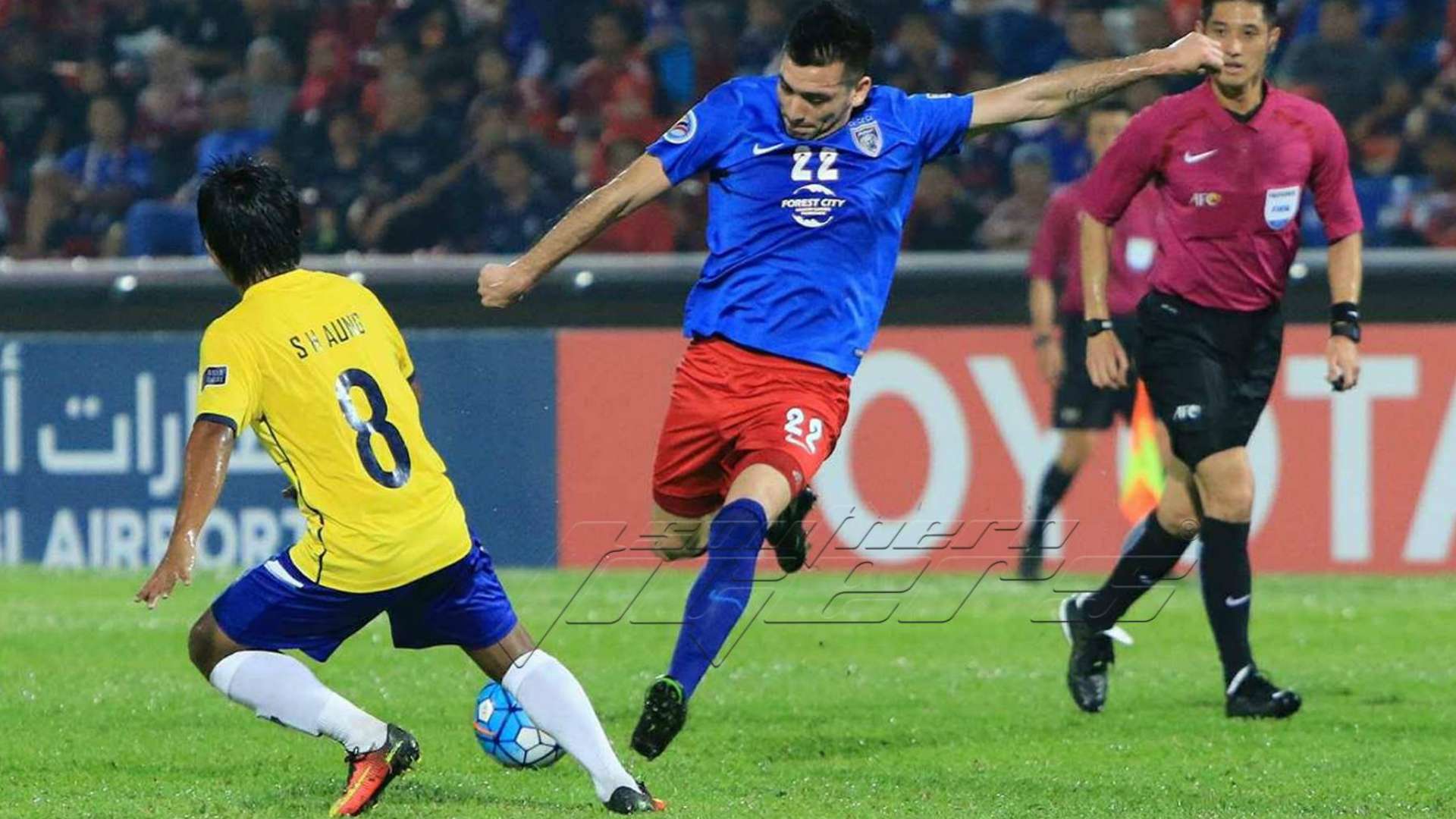 Gabriel Guerra, Johor Darul Ta'zim, Magwe FC, AFC Cup, 03/05/2017