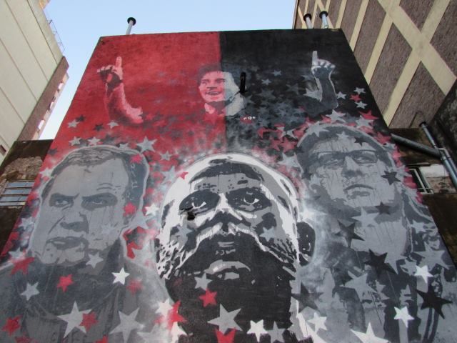 Lionel Messi Gerardo Martino Marcelo Bielsa Newells Street Art