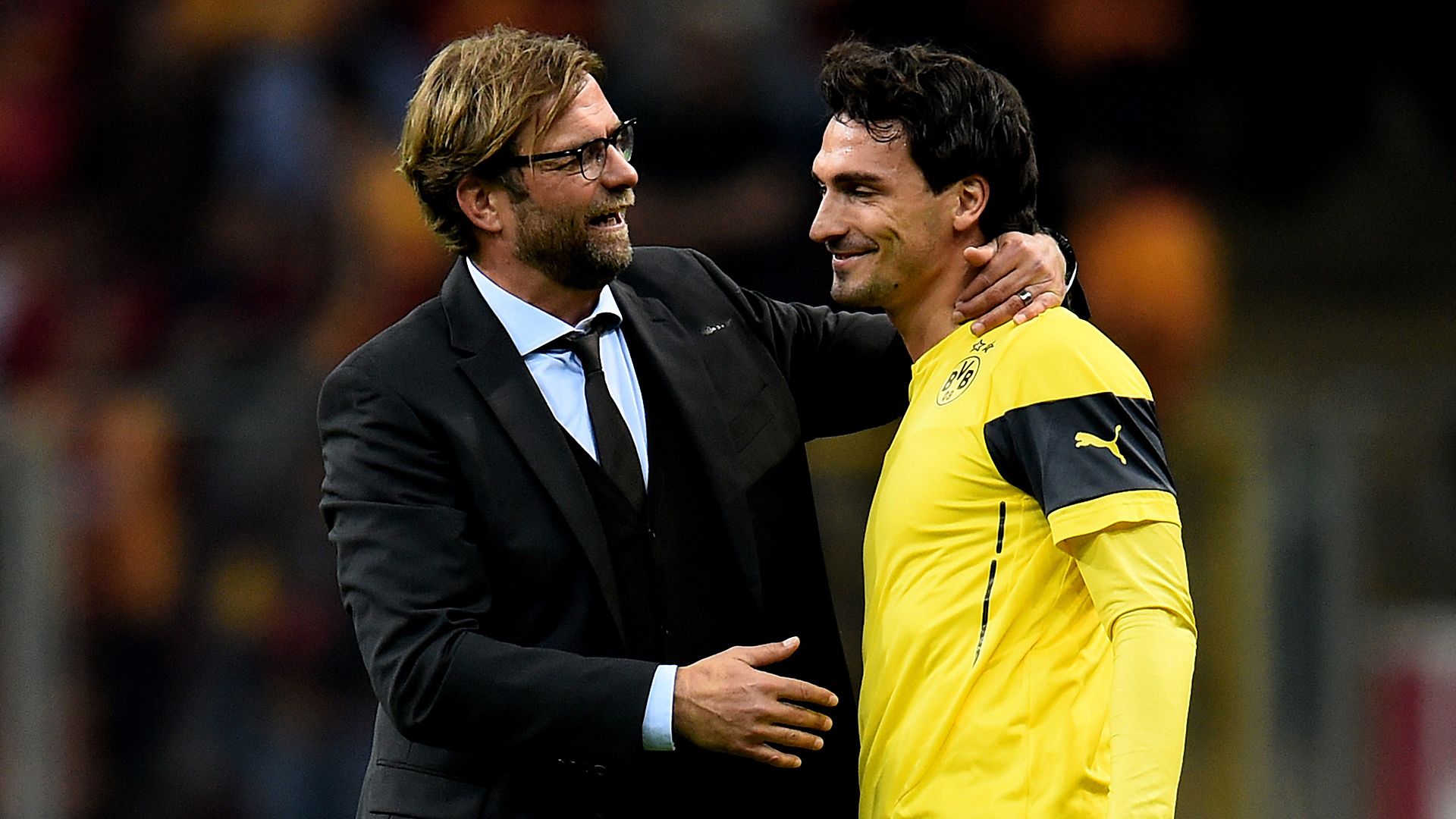 Jurgen Klopp Mats Hummels Borussia Dortmund Champions League 10222014