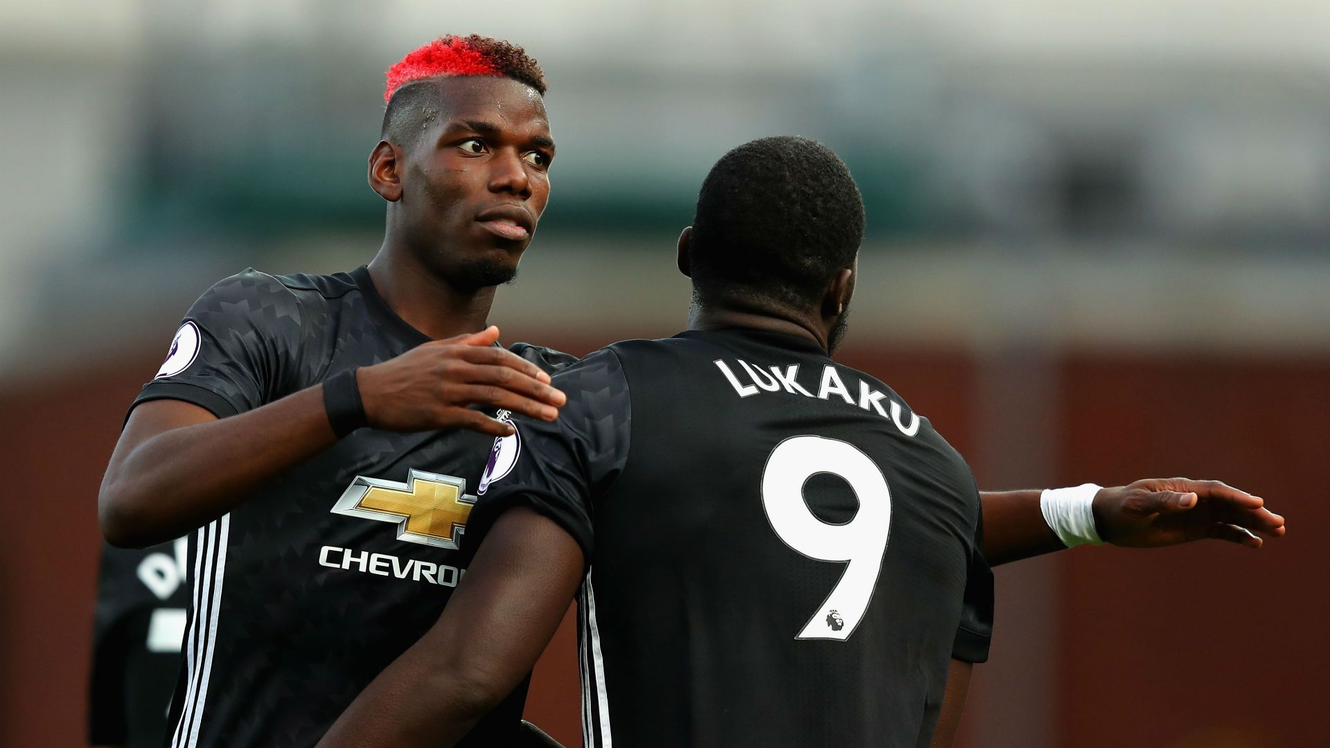 Paul Pogba Romelu Lukaku Manchester United 09092017