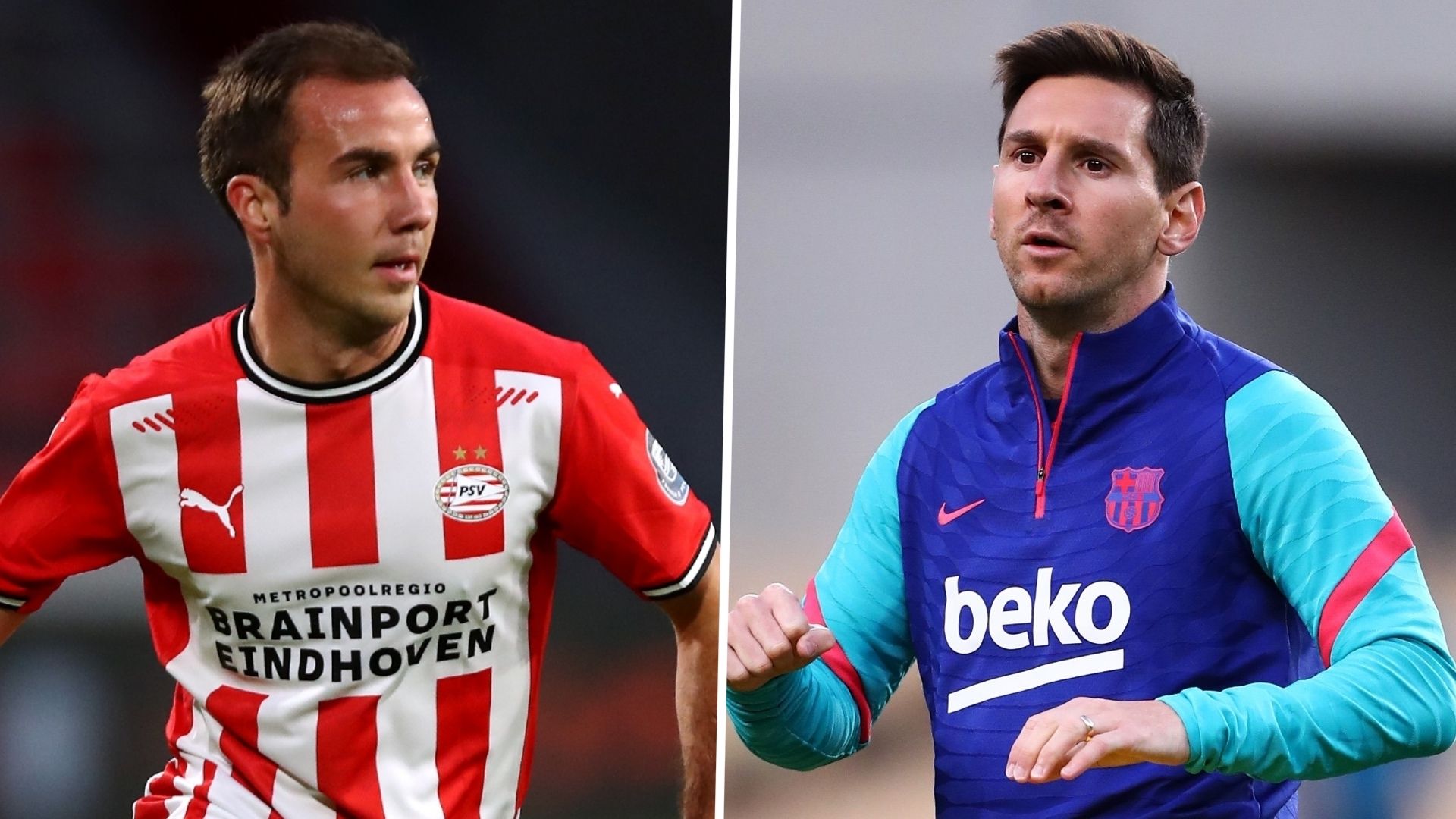 Mario Gotze Lionel Messi