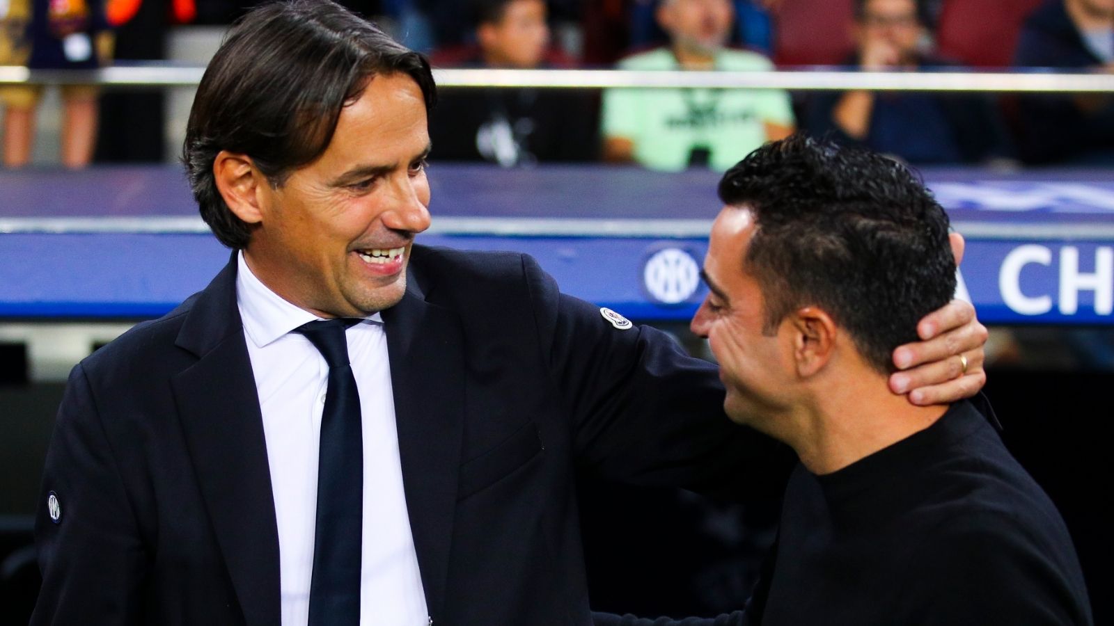 Simone Inzaghi, Xavi, Barcelona vs. Inter 12102022