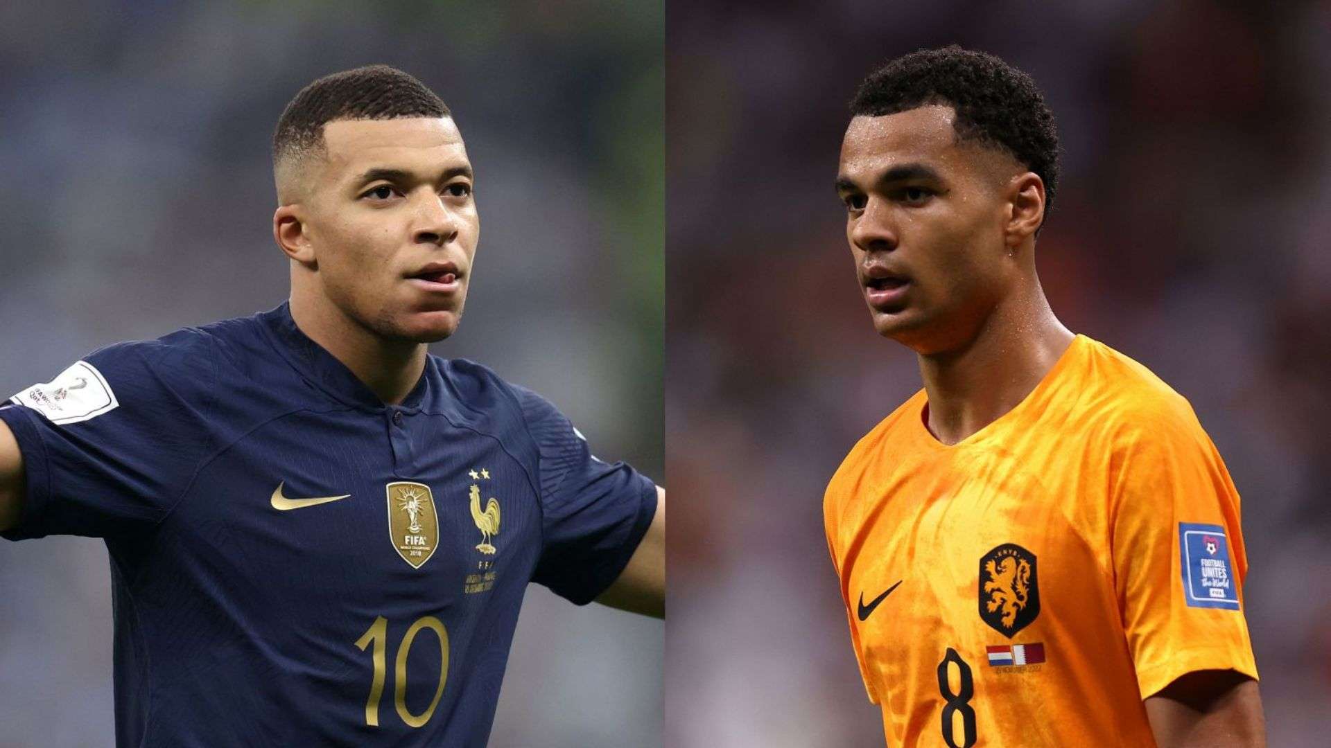 Kylian Mbappe France Cody Gakpo Netherlands