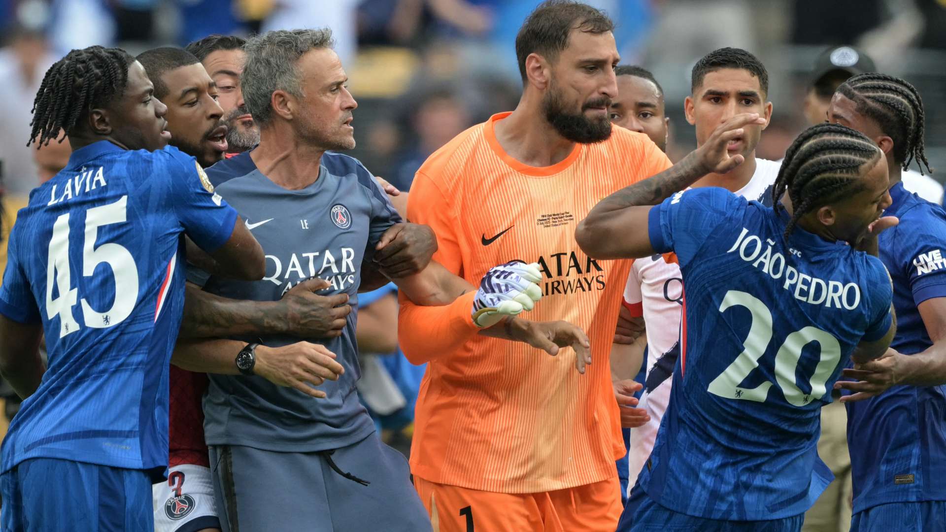 Luis Enrique Joao Pedro PSG Chelsea 2025 FIFA Club World Cup