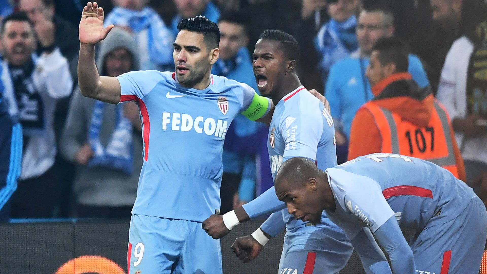 Keita Balde Radamel Falcao Marseille Monaco Ligue 1 28112018