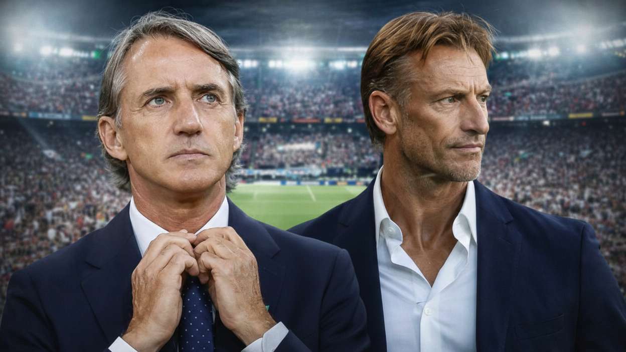 Herve Renard Roberto Mancini GOAL ONLY