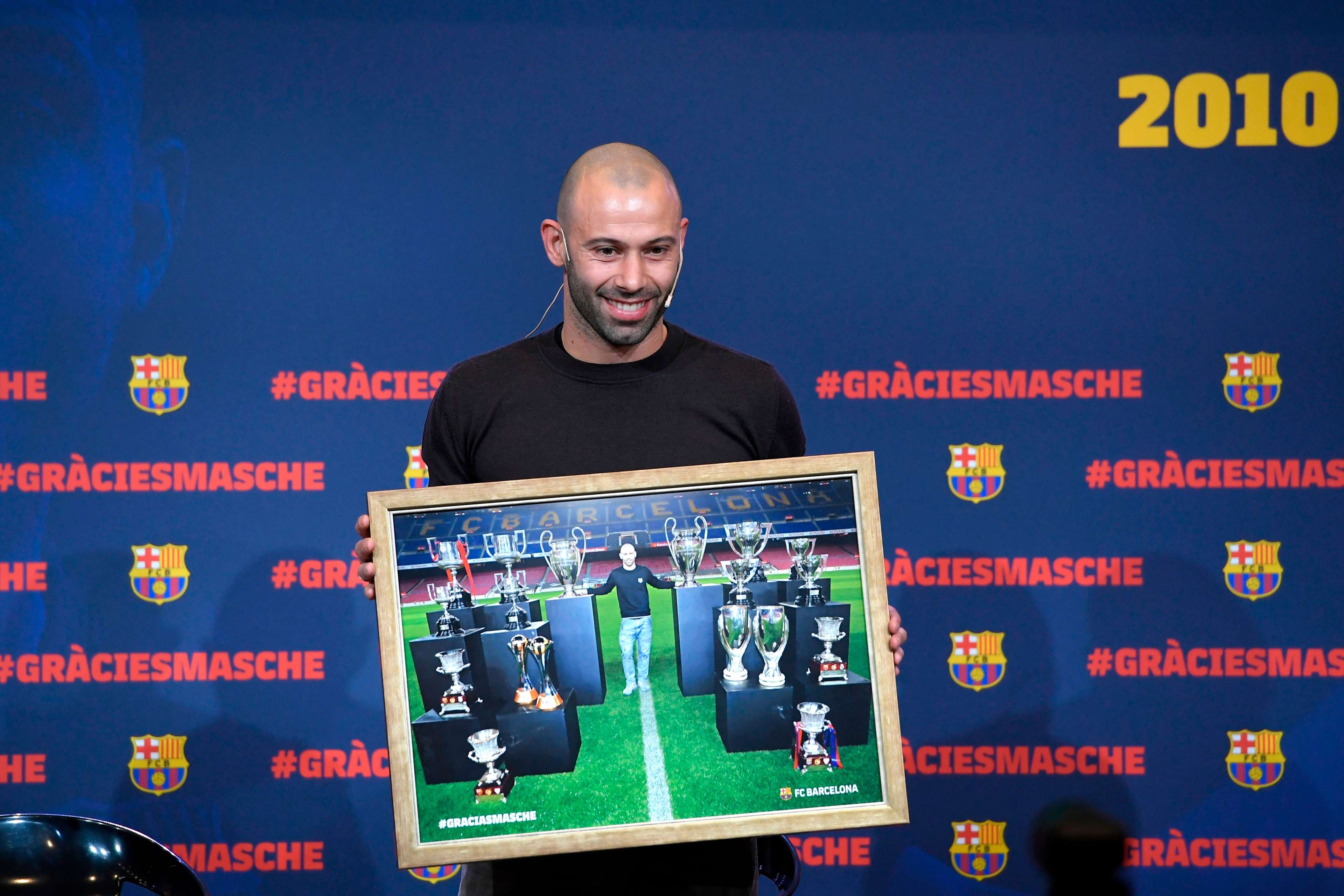 Mascherano Barcelona farewell