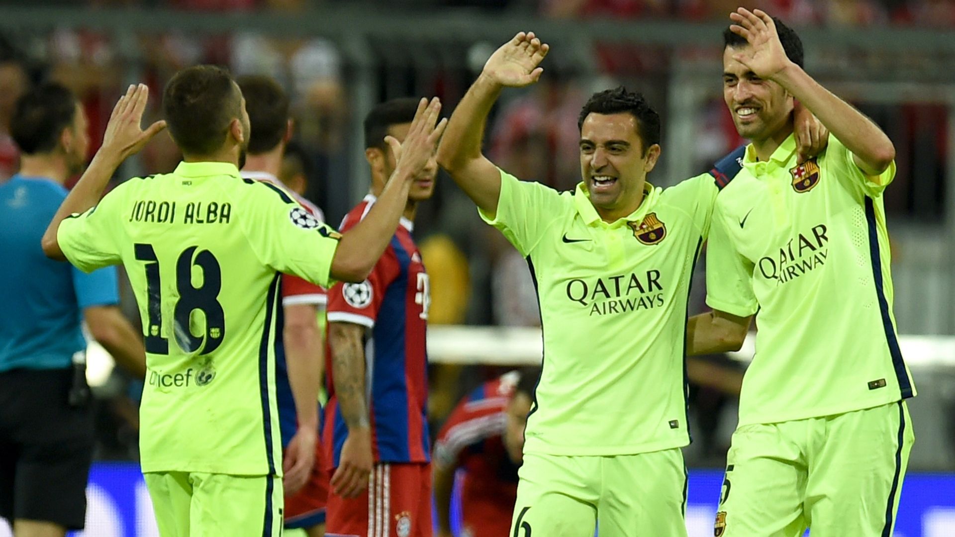 Xavi Bayern vs. Barcelona