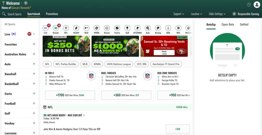 caesars sportsbook promo