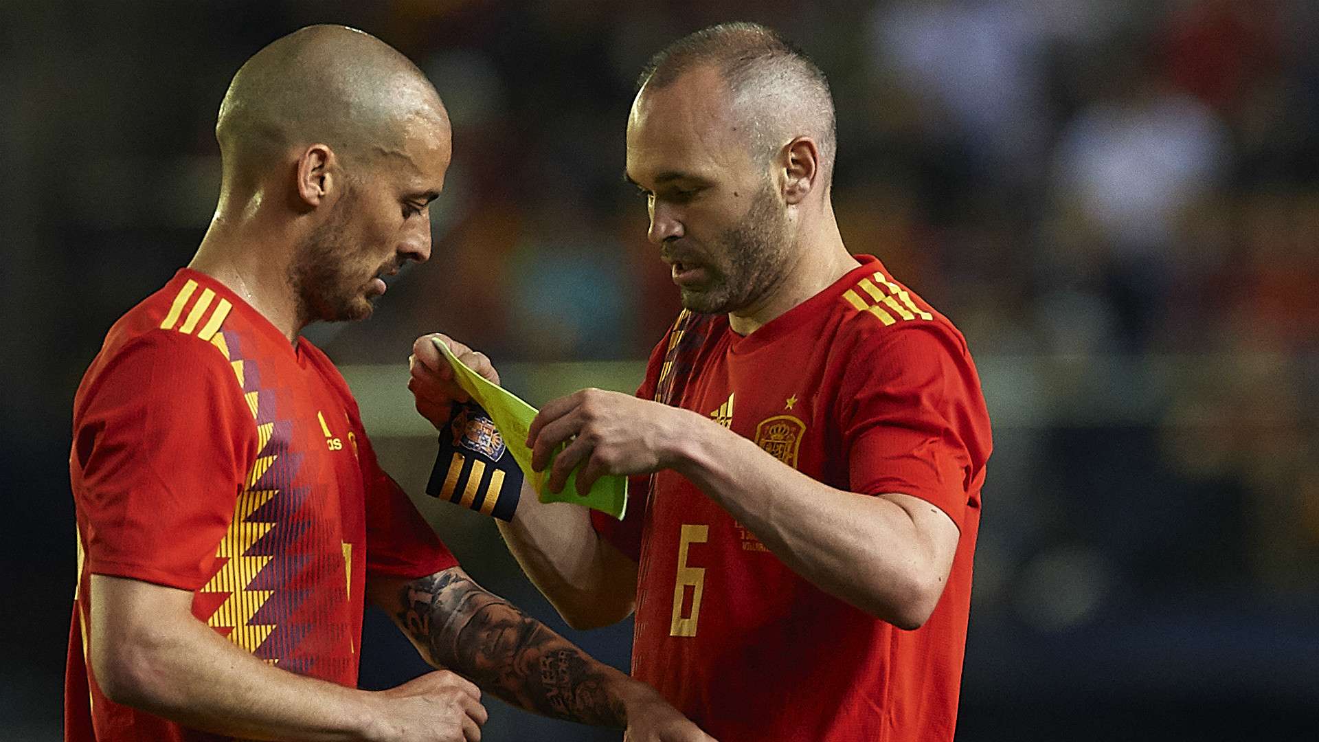 David Silva Andres Iniesta Spain