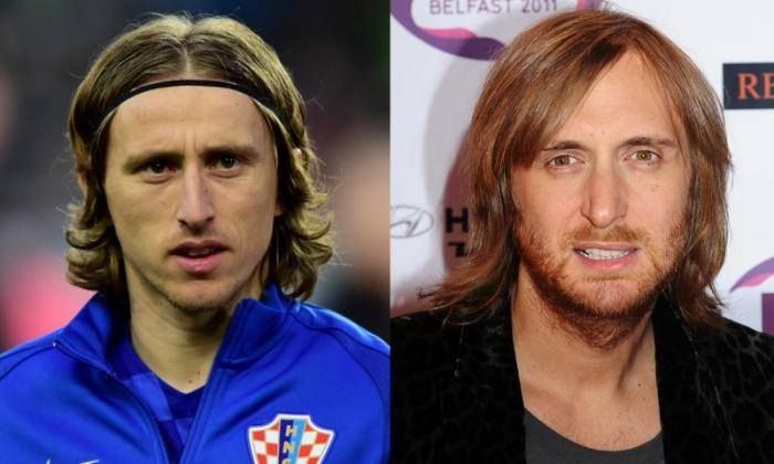 Footballers look alike