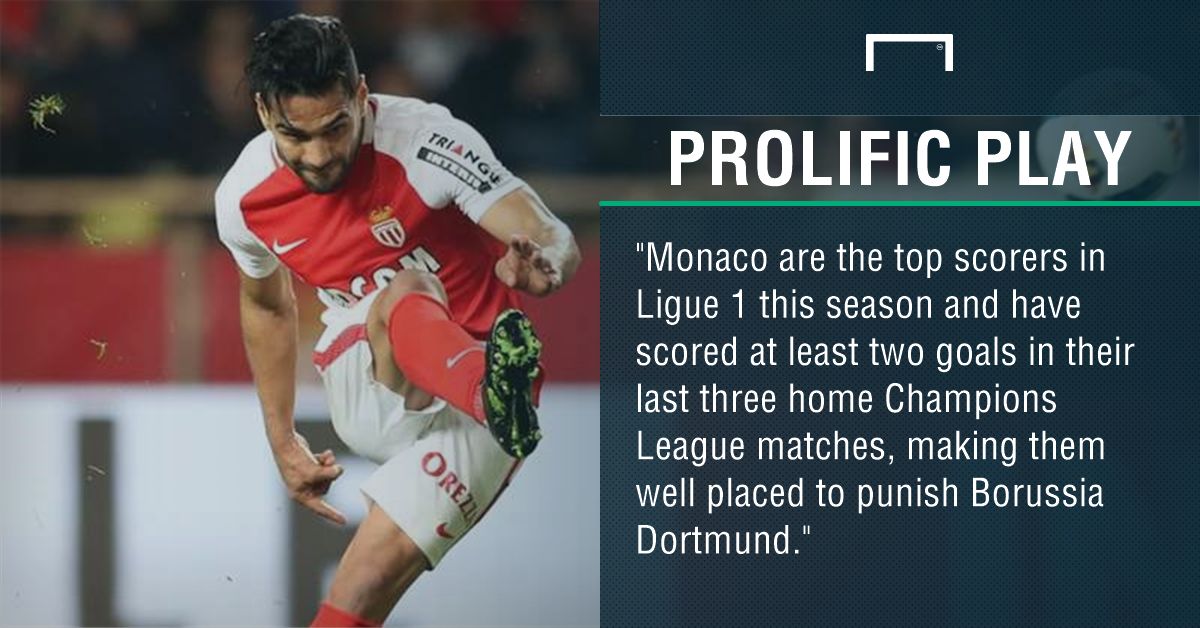 GFX Monaco Borussia Dortmund betting