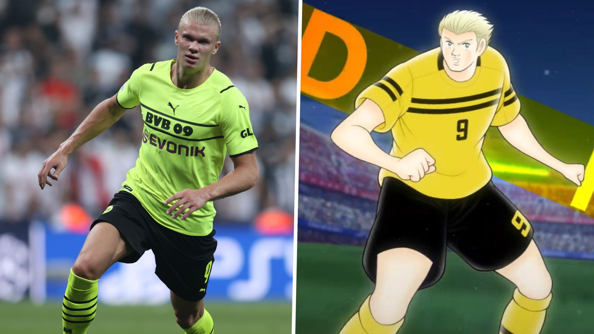 Erling Haaland Captain Tsubasa Dream Team