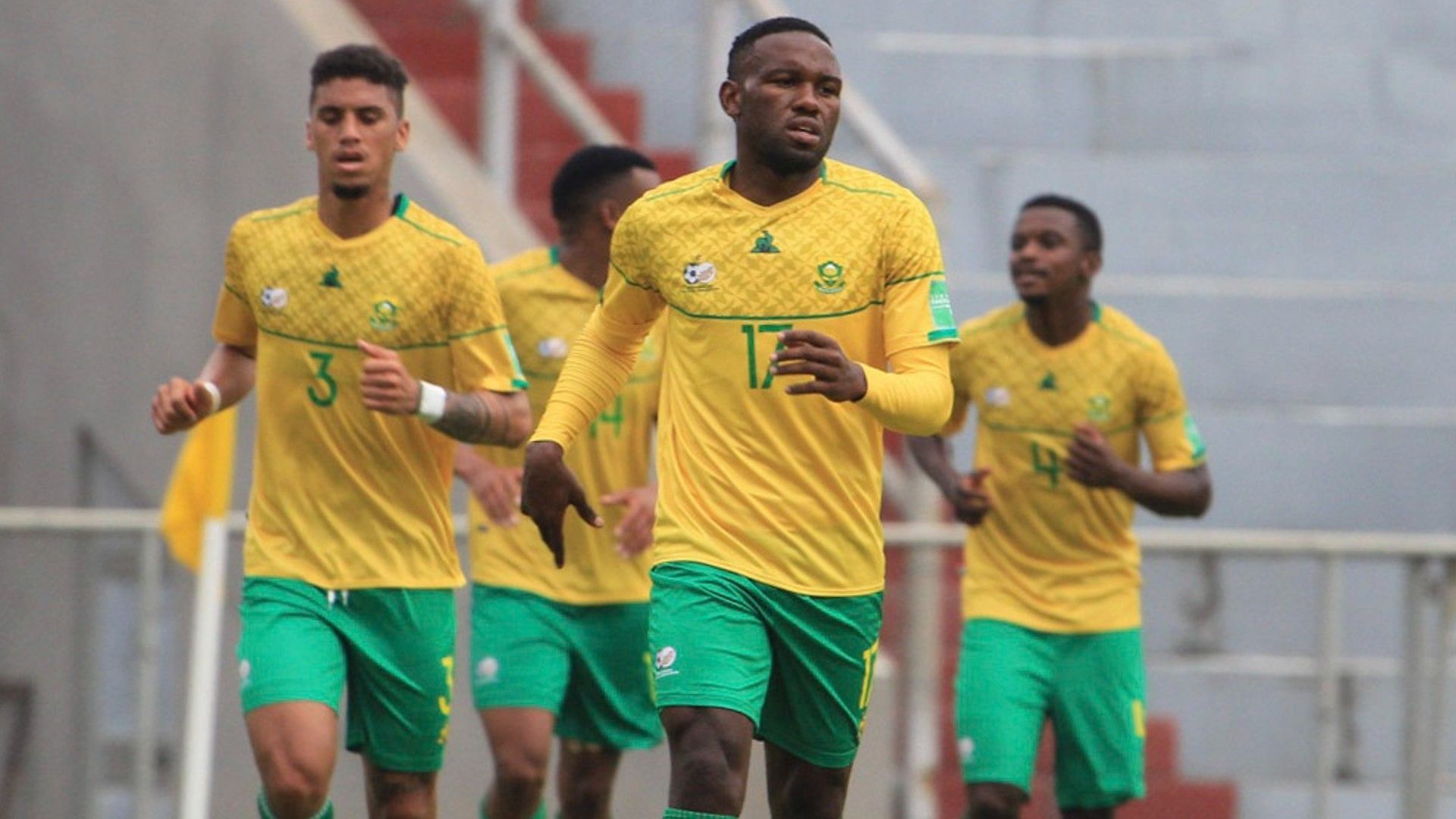 Rushine De Reuck & Victor Letsoalo, Bafana Bafana, October 2021