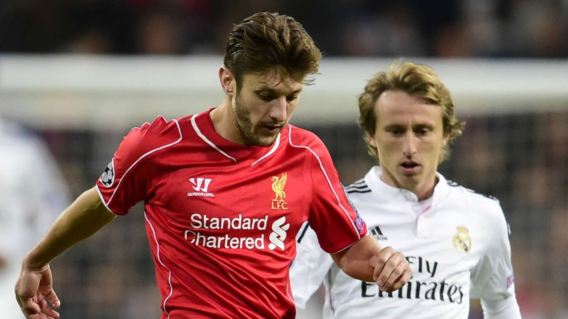 Joe Allen Luka Modric Real Madrid Liverpool UEFA Champions League 11042014