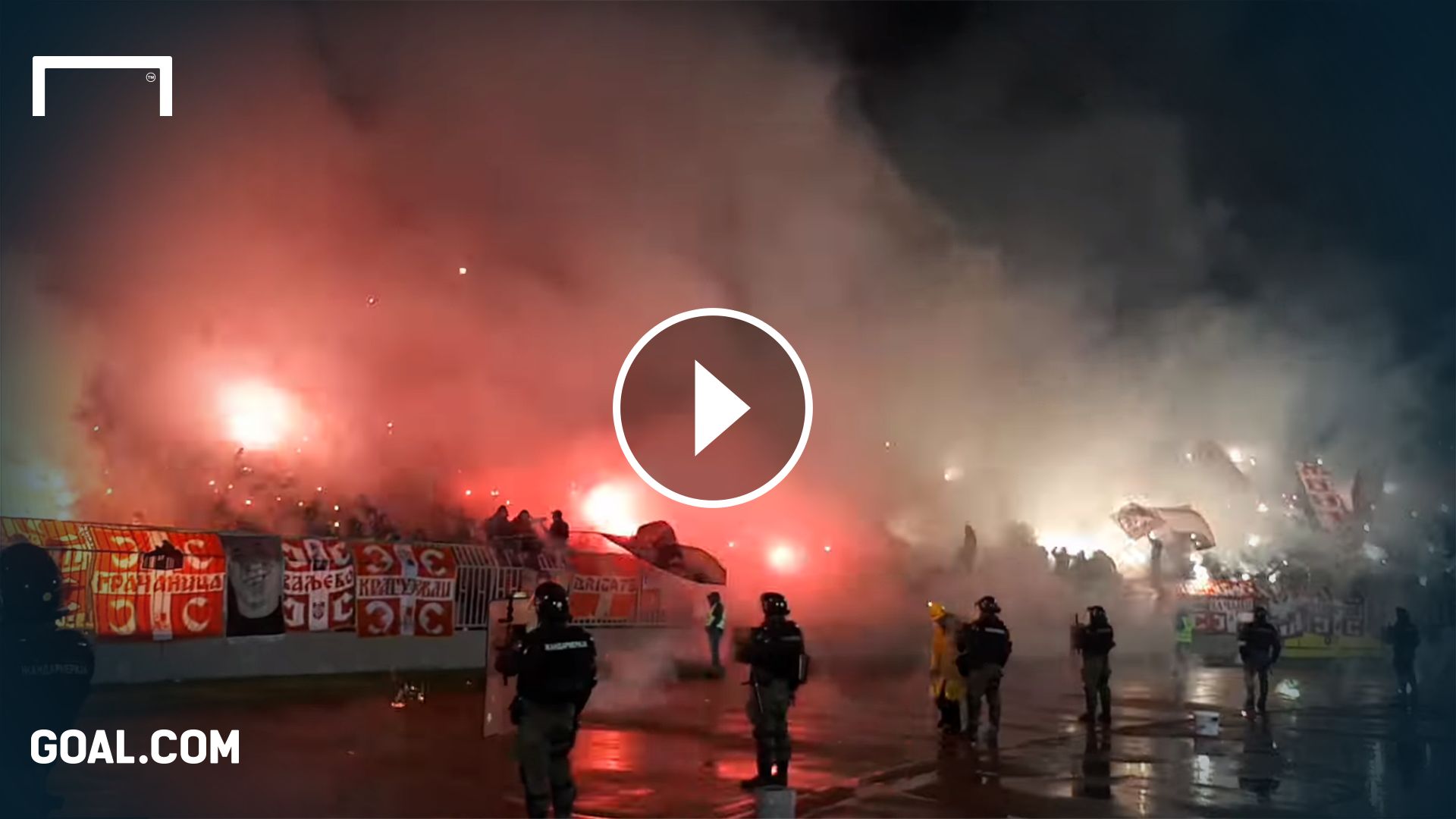 Belgrad Derby Pyro