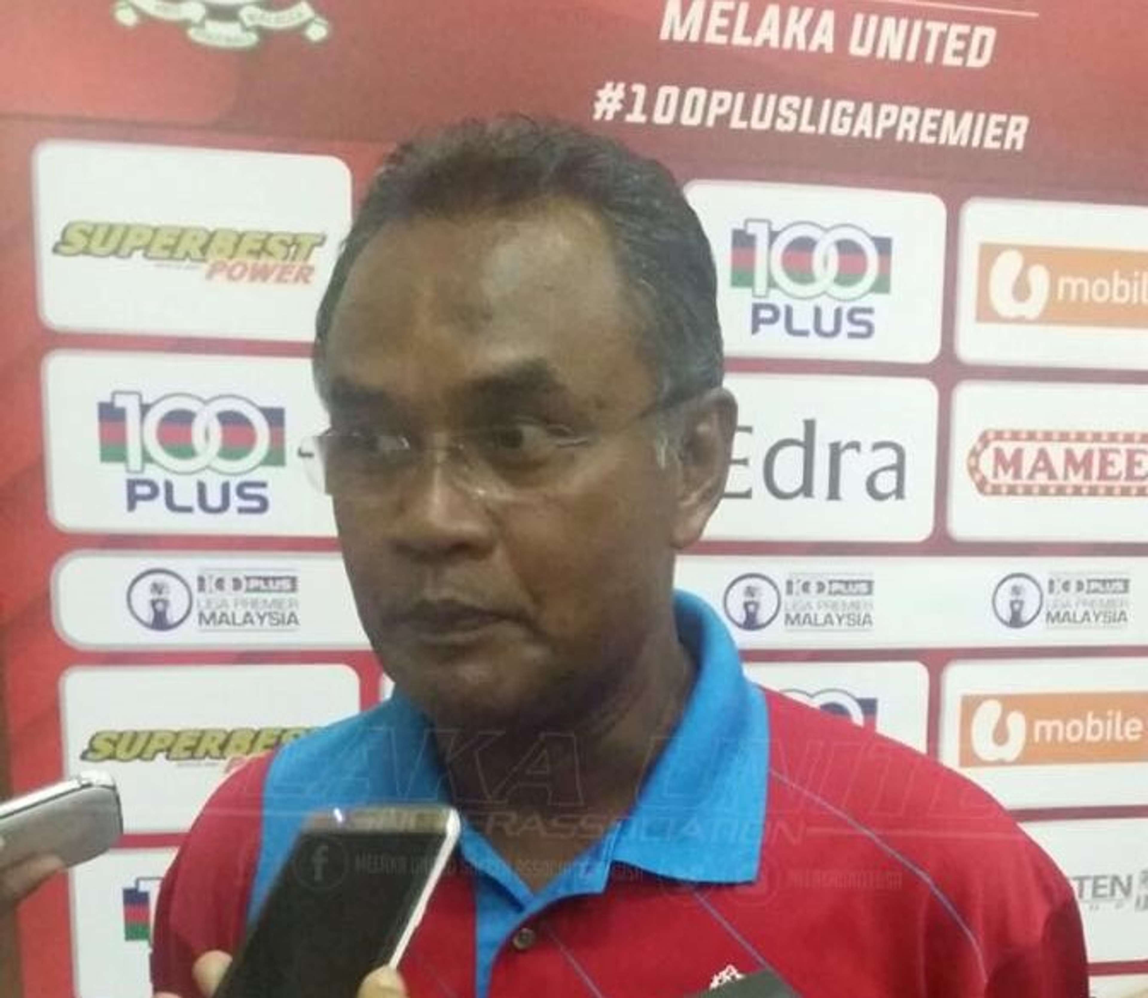 Melaka United head coach Mat Zan Mat Aris 2016
