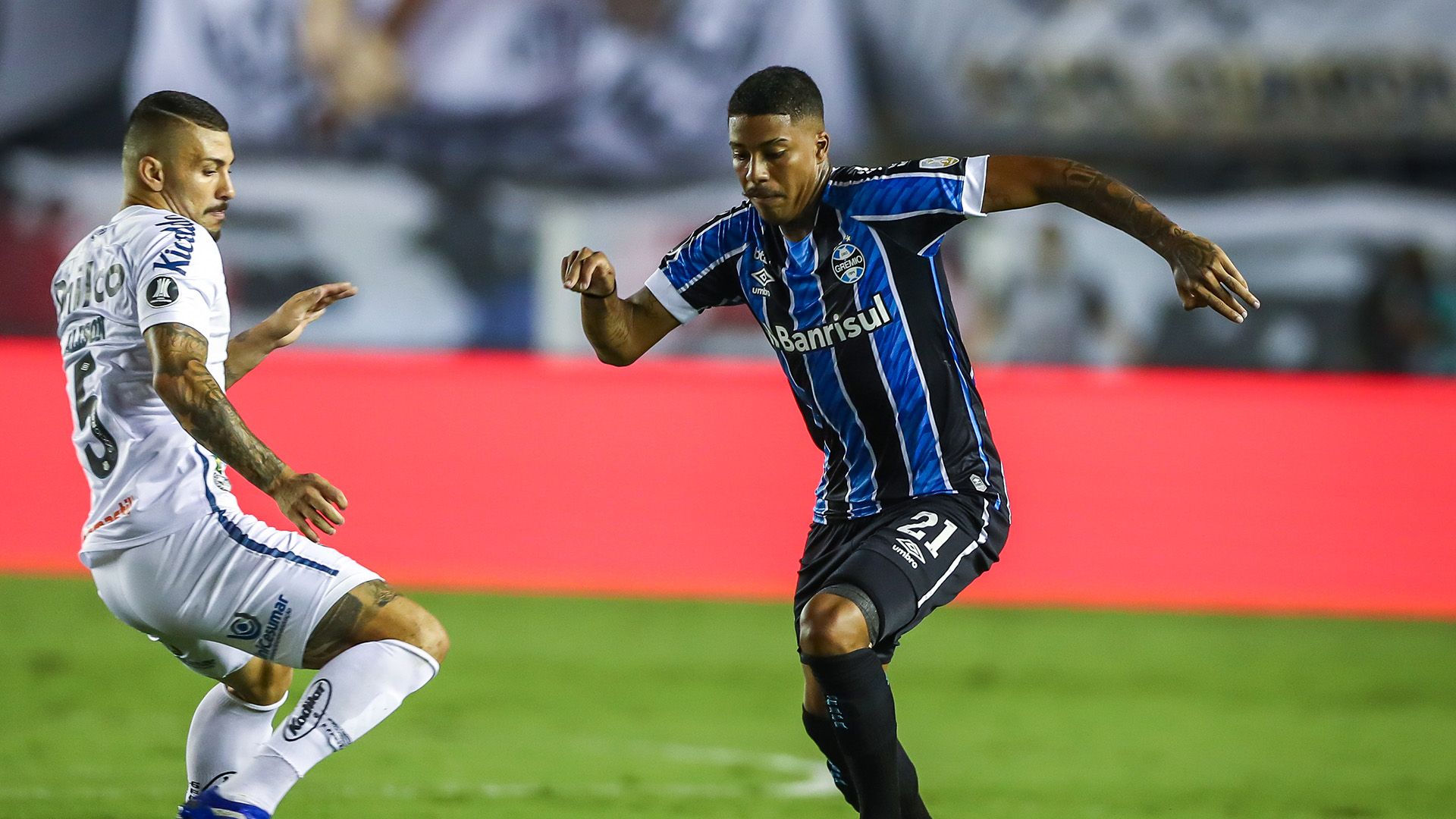 Alison e Jean Pyerre Santos Grêmio Libertadores 16122020