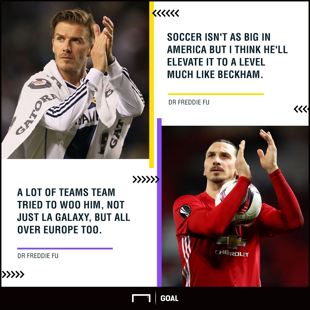 Zlatan Ibrahimovic new David Beckham Freddie Fu