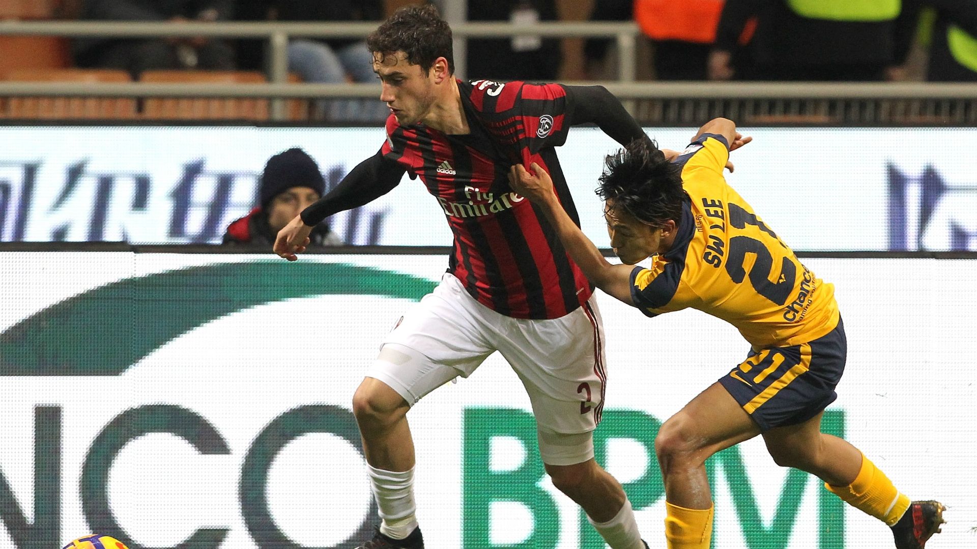 Davide Calabria Milan Verona Coppa Italia