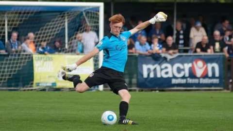 Truro goalkeeper Tom McHale