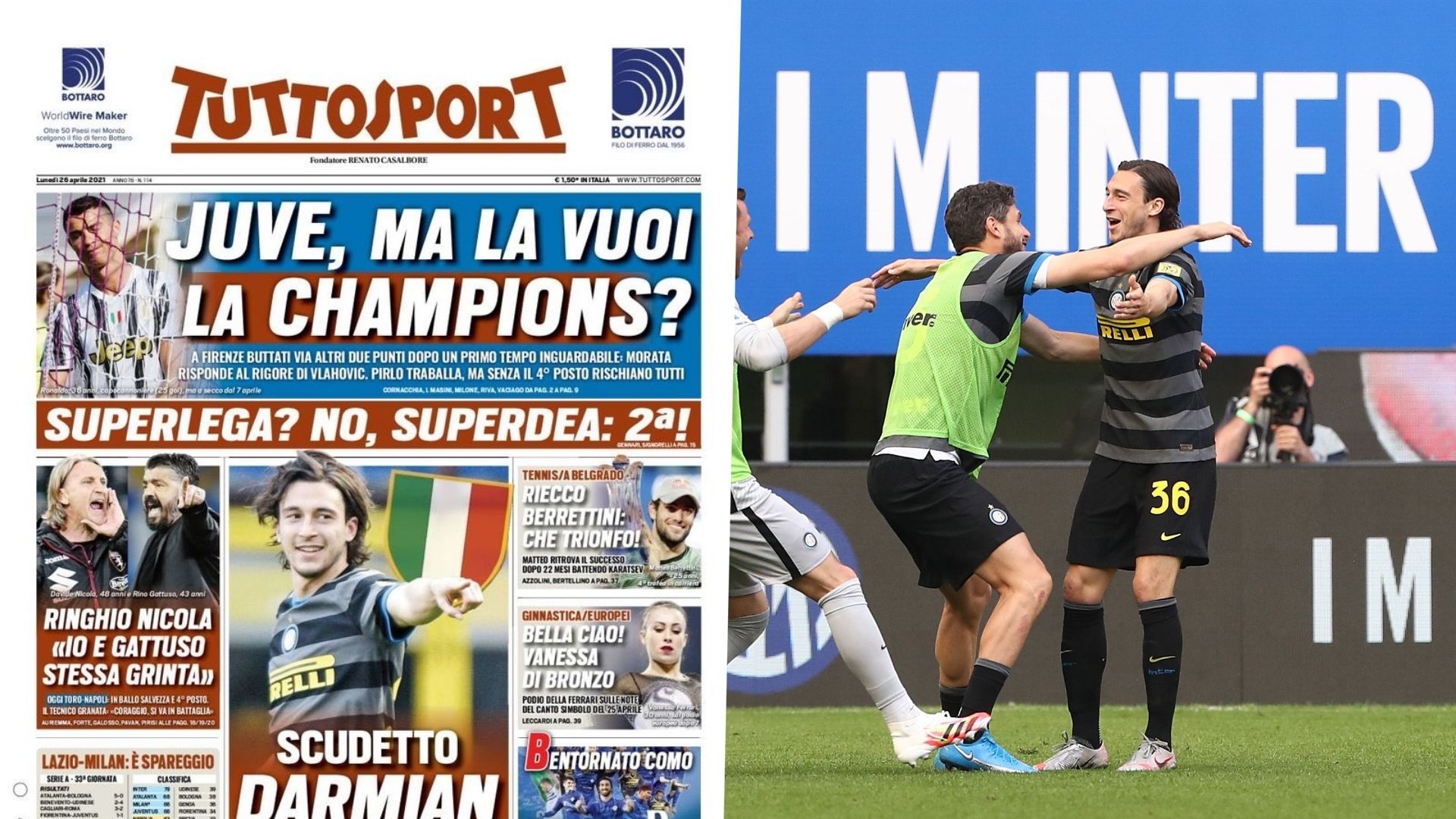 26 April Tuttosport