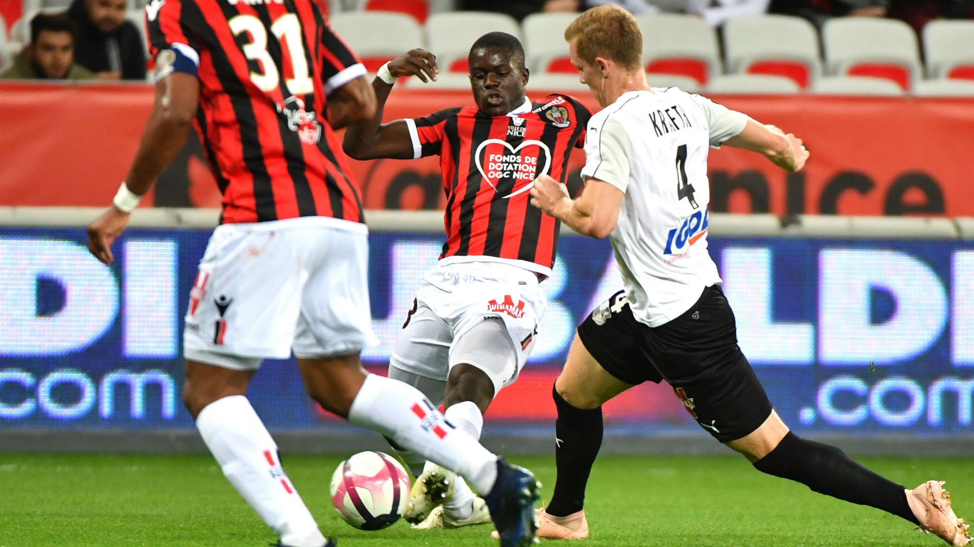 Malang Sarr Emil Krafth Nice Amiens Ligue 1 03112018
