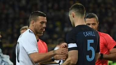Lukas Podolski Germany Gary Cahill England