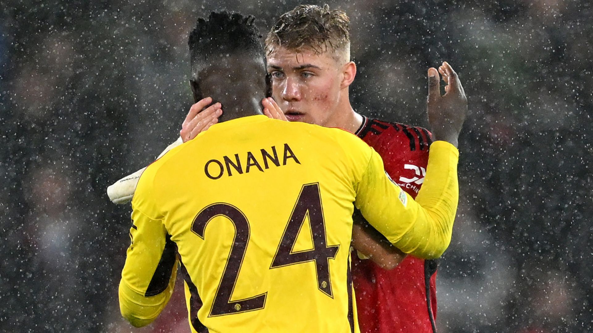 Andre Onana Rasmus Hojlund Manchester United 2023-24