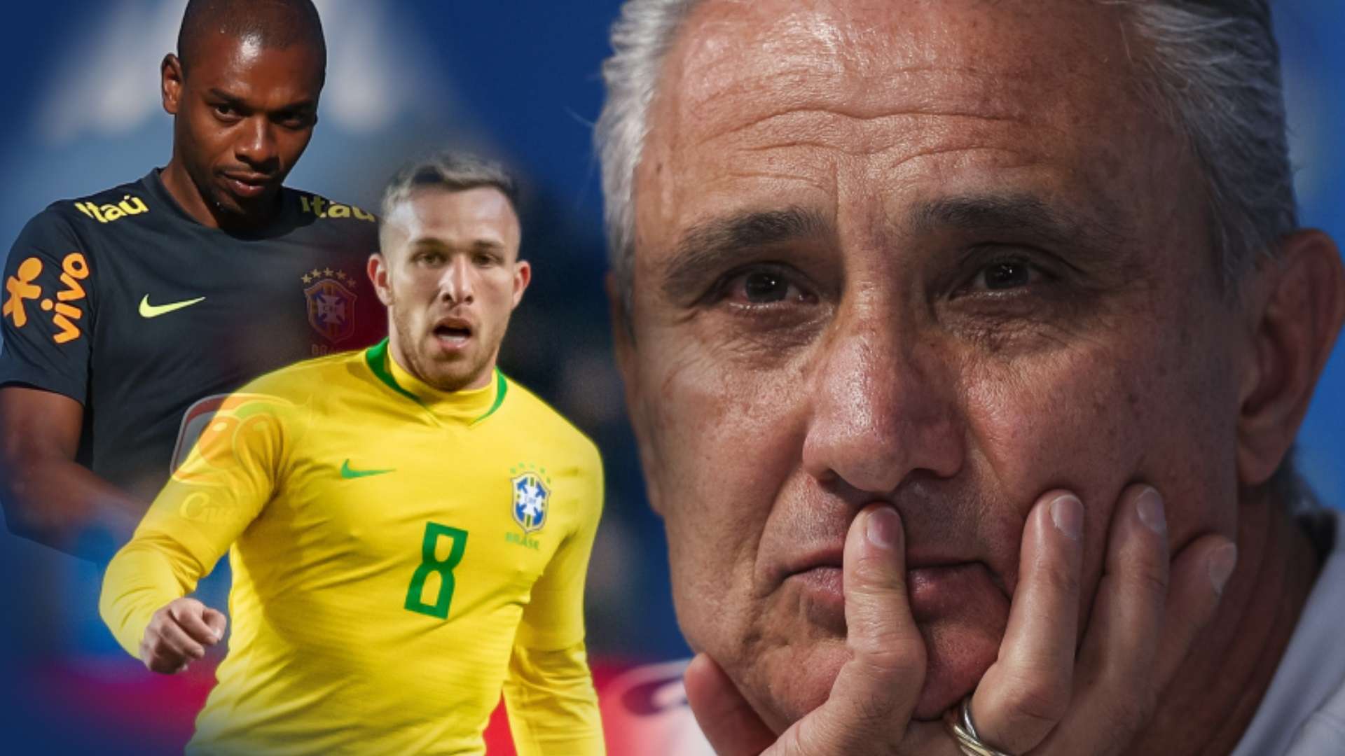 GFX Fernandinho Arthur Tite Brasil