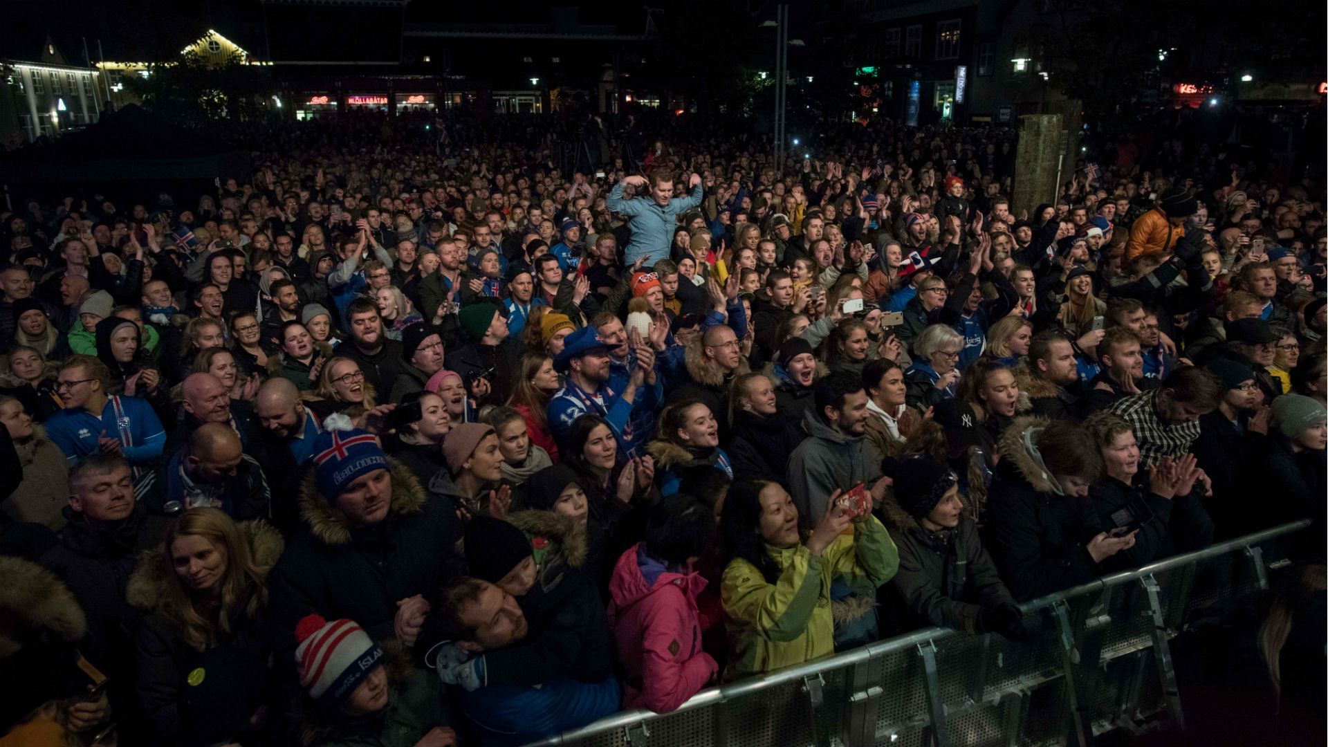 Iceland celebration World Cup