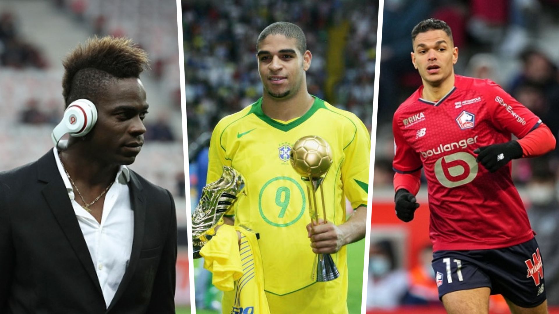 Mario Balotelli & Adriano Leite Ribeiro & Hatem Ben Arfa