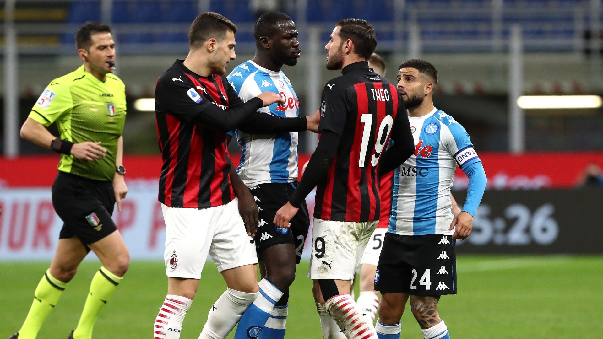 Theo Hernandez Milan Napoli