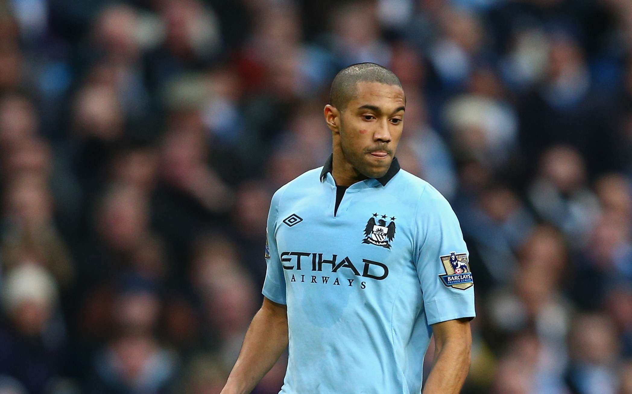 Gael Clichy in action for Manchester City