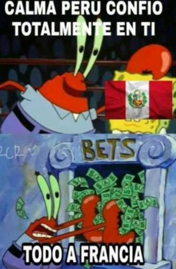 Memes Perú vs Francia