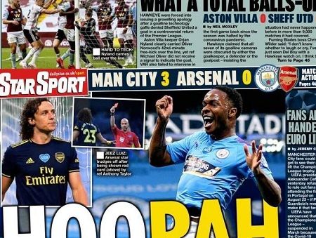 newspapers 18 June embed only Star