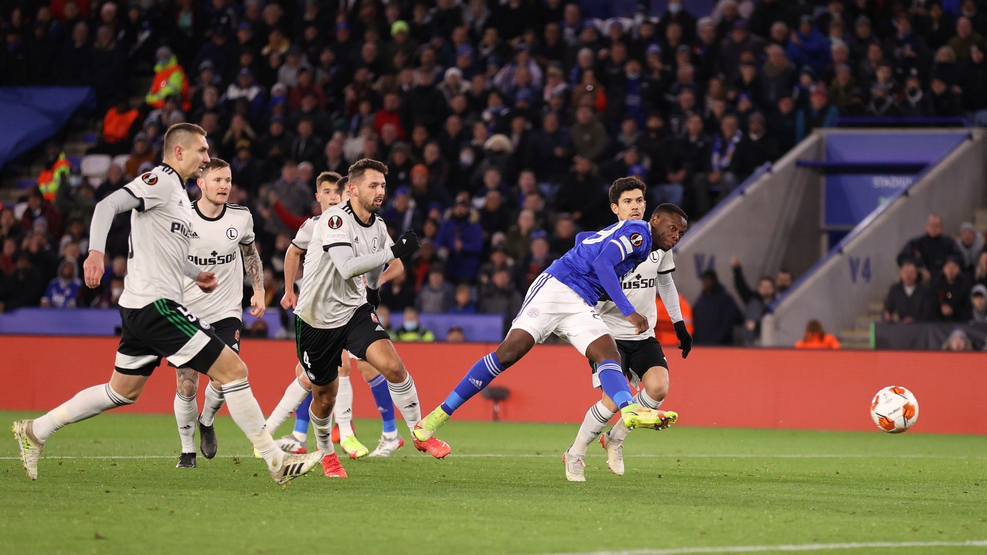 Patson Daka - Leicester City vs Legia Europa League 25112021