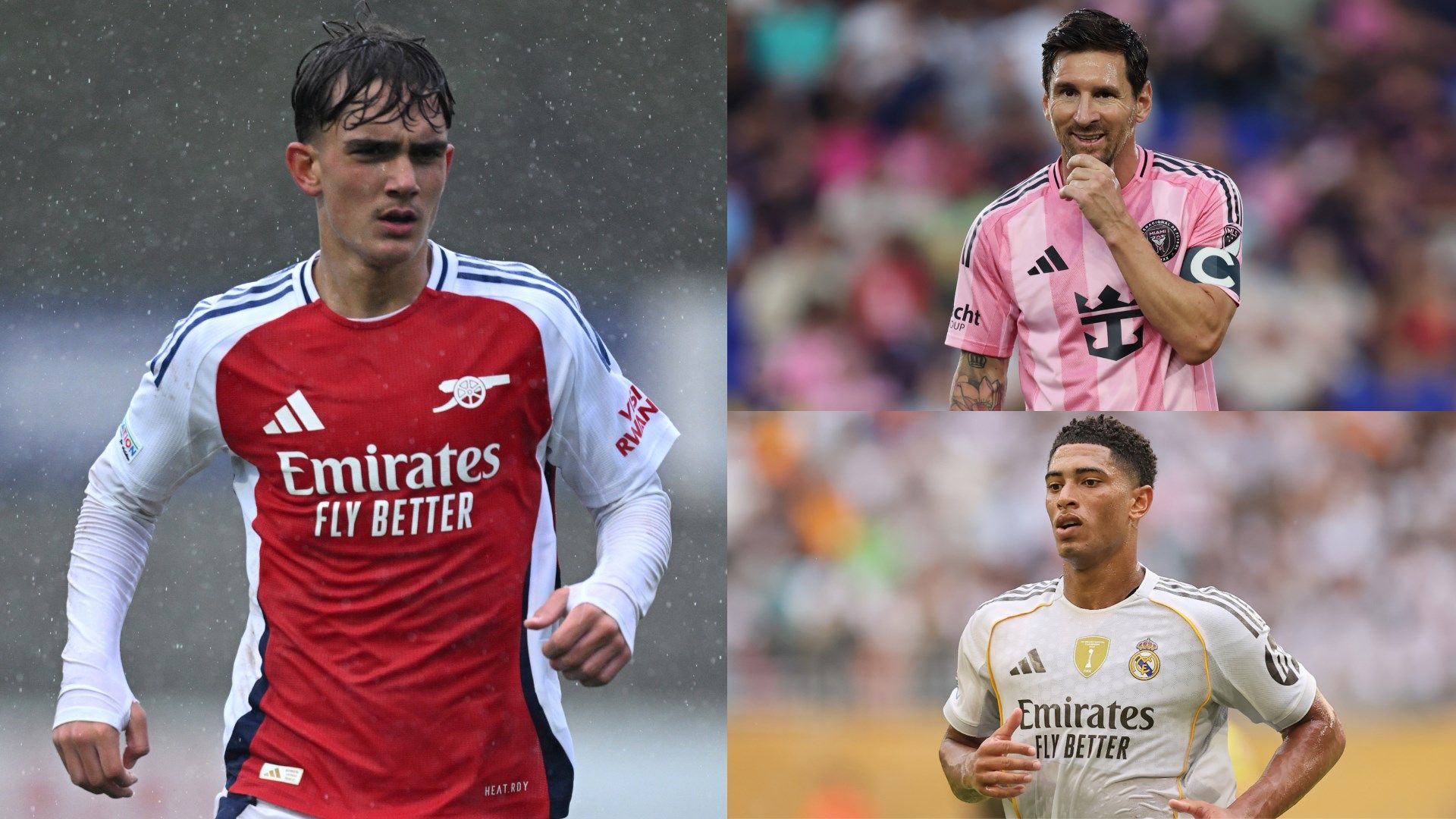 Max Dowman Lionel Messi Jude Bellingham Arsenal