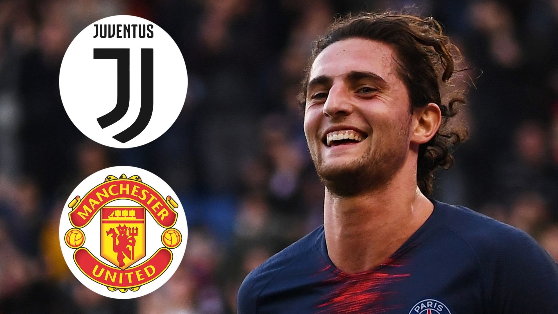 Adrien Rabiot PSG Juventus Man Utd