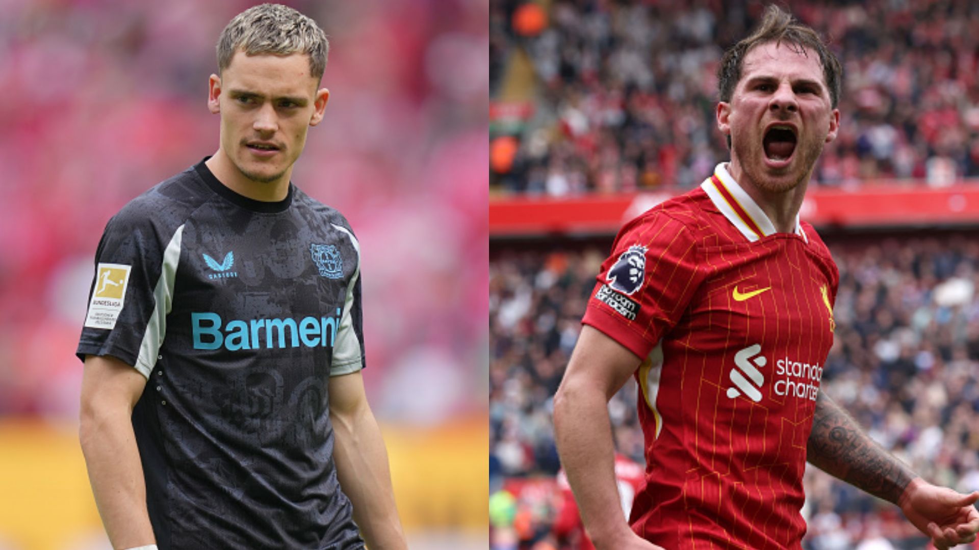 Florian Wirtz Alexis Mac Allister Liverpool 2025